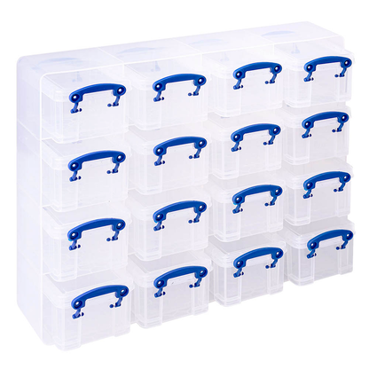 Artikelbild 5 für Really Useful Box Kleinteilemagazin 16x 0,3 l transparent 37,5 x 12,5 x 31,0 cm, Artikelnummer 112538