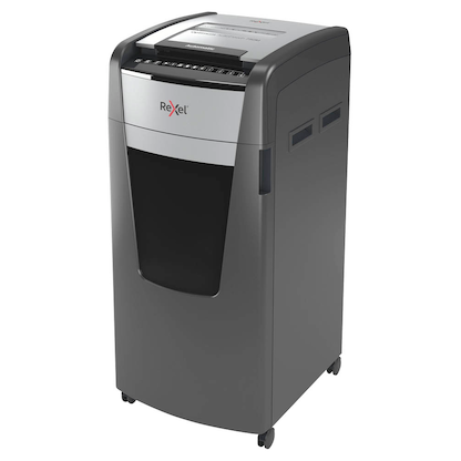 Artikelbild 2 für AKTION: Rexel Optimum AutoFeed+ 750M Aktenvernichter mit Partikelschnitt P-5, 2 x 15 mm, bis 750 Blatt, schwarz mit 200 Euro CashBack, Artikelnummer 429823