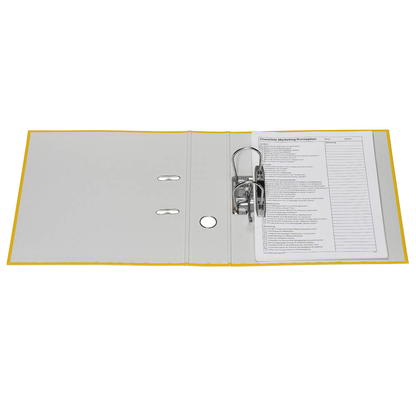 Artikelbild 6 für DONAU Klassik Ordner gelb Karton 7,5 cm DIN A4, Artikelnummer 184010