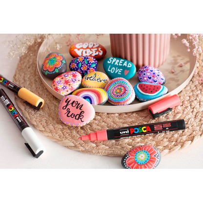 Artikelbild 8 für uni-ball POSCA Marker Metalletui DIY Acrylstift farbsortiert, 20 St., Artikelnummer 278159