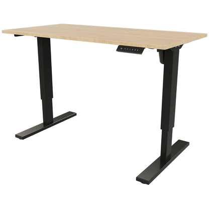 Artikelbild 8 für BISLEY E-StarterTech elektrisch höhenverstellbarer Schreibtisch kendal eiche rechteckig, T-Fuß-Gestell schwarz 140,0 x 60,0 cm, Artikelnummer 412969
