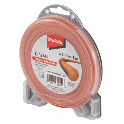 Artikelbild 2 für makita E-02749 Mähfaden 2,4 mm x 15,0 m, Artikelnummer 190859
