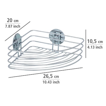 Artikelbild 2 für WENKO Duschkorb verchromter Stahl, Artikelnummer 802803