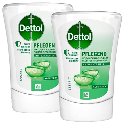 Artikelbild 8 für Dettol NO TOUCH Duo Flüssigseife Nachfüllpackung 2x 250 ml, Artikelnummer 971657