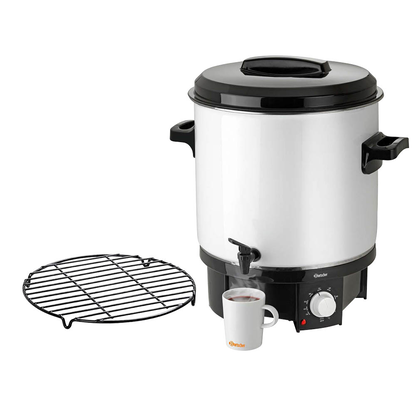 Artikelbild 1 für Bartscher Einkochautomat Glühweintopf GE 28 silber 28,0 l 1800 W, Artikelnummer 426241