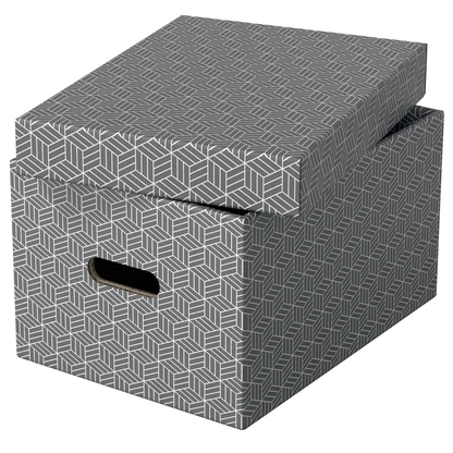 Artikelbild 3 für 3 Esselte Home Aufbewahrungsboxen 17,5 l grau 26,5 x 36,5 x 20,5 cm, Artikelnummer 652273