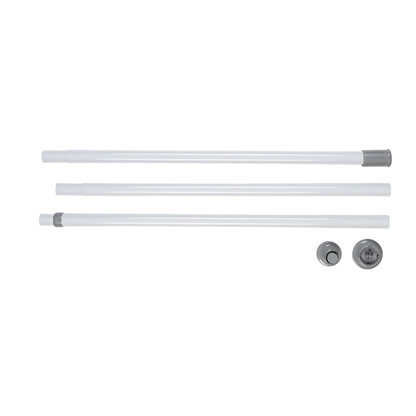 Artikelbild 4 für WENKO Herkules Teleskopstange für Garderobensystem weiß, grau 7,5 x 7,5 x 165,0 - 300,0 cm, Artikelnummer 665087