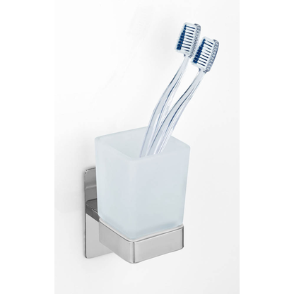 Artikelbild 2 für WENKO Zahnputzbecher Genova silber, glänzend, Artikelnummer 808804