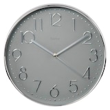 Artikelbild 1 für hama Wanduhr Korsika grau silber Kunststoff, Ø 30,0 cm, Artikelnummer 500829