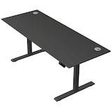 Artikelbild 1 für Kerkmann Move 2 Plus elektrisch höhenverstellbarer Schreibtisch anthrazit rechteckig, T-Fuß-Gestell anthrazit 200,0 x 80,0 cm, Artikelnummer 728236
