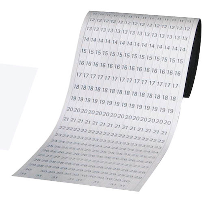 Artikelbild 11 für 12 FRANKEN JK1203 Magnetbänder weiß 19,1 x 69,5 cm, Artikelnummer 341913