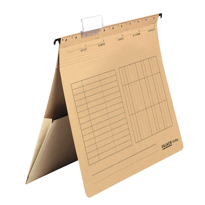 Artikelbild 11 für 25 FALKEN Hängehefter UniReg Karton natronbraun 1 x kaufmännische Heftung, Artikelnummer 757765