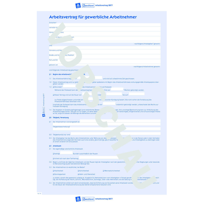 Artikelbild 2 für 5 AVERY Zweckform 2877 Arbeitsverträge, Artikelnummer 896170