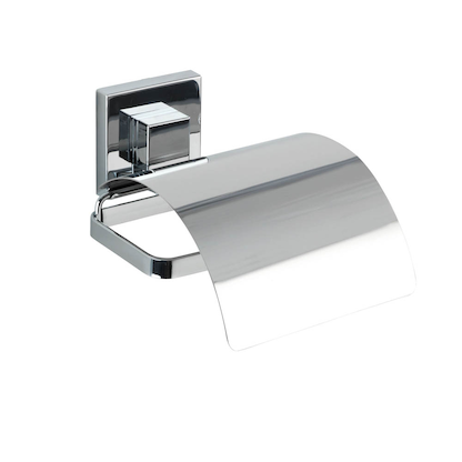 Artikelbild 3 für WENKO WC-Garnitur Quadro silber Metall, Artikelnummer 813921