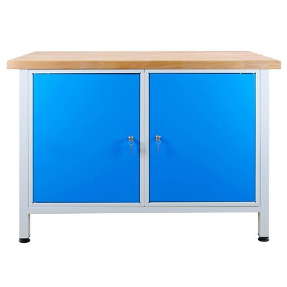 Artikelbild 2 für ADB Werkbank lichtgrau, blau 120,0 x 60,0 x 84,0 cm, Artikelnummer 674782