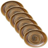 Artikelbild 1 für 6 HEART & SOUL Servierplatten Perfect Match Cumin hellbraun 25,0 x 19,0 cm, Artikelnummer 108508