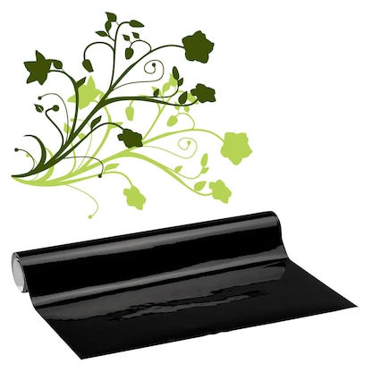 Artikelbild für plottiX Vinylfolie permanent schwarz 31,5 cm x 1,0 m, 1 Rolle, Artikelnummer 266872