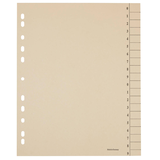 Artikelbild 1 für Trennblätter DIN A4 0-9 chamois, 250 g/qm, 100 St., Artikelnummer 234831