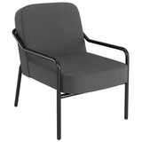 Artikelbild 1 für medso powered by PAPERFLOW Sessel MEDSO M Rund anthrazit schwarz Stoff, 1 St., Artikelnummer 522353