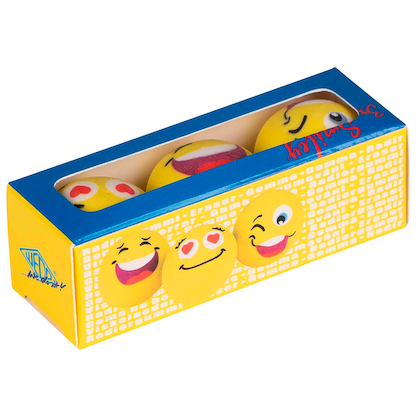 Artikelbild 2 für WEDO Radiergummi Smilie gelb, 3 St., Artikelnummer 404156