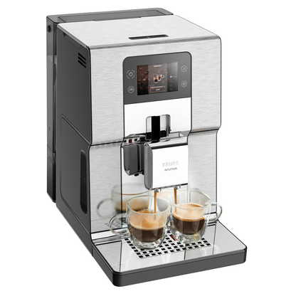 Artikelbild 2 für KRUPS EA877D Intuition Experience Kaffeevollautomat silber, Artikelnummer 524099