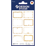 Artikelbild 1 für AVERY Zweckform Aufkleber Rahmen, gold, 8 Etiketten, Artikelnummer 723709