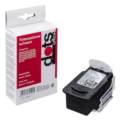 Artikelbild 5 für dots schwarz Druckkopf kompatibel zu Canon PG-510, Artikelnummer 115624