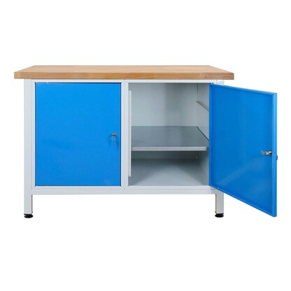 Artikelbild 3 für ADB Werkbank lichtgrau, blau 120,0 x 60,0 x 84,0 cm, Artikelnummer 674782
