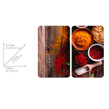 Artikelbild 5 für WENKO Herdabdeckplatten Gewürze bunt, 2 St., Artikelnummer 532343