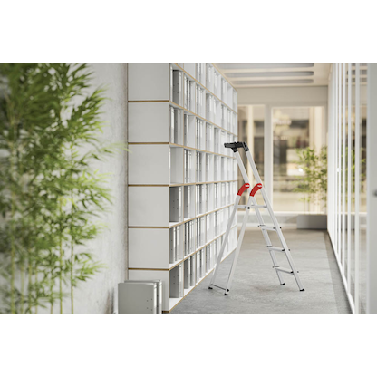Artikelbild 3 für Hailo Stehleiter einseitig L60 StandardLine silber 5 Stufen, H: 184,0 cm, Artikelnummer 825974