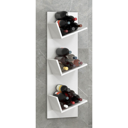 Artikelbild 4 für VCM my home Weinregal Vinosi weiß 33,0 x 25,6 x 106,5 cm, Artikelnummer 387641