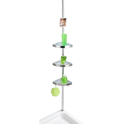 Artikelbild 17 für WENKO Teleskop-Duschregal Premium silber 27,5 x 20,0 x 70,0-260,0 cm, Artikelnummer 804413