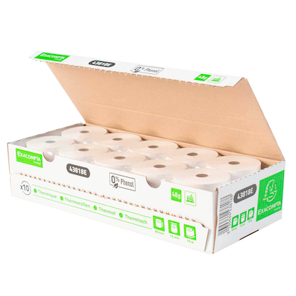 Artikelbild 2 für Exacompta Thermorollen 8,0 cm x 76,0 m, 10 Rollen, Artikelnummer 346649