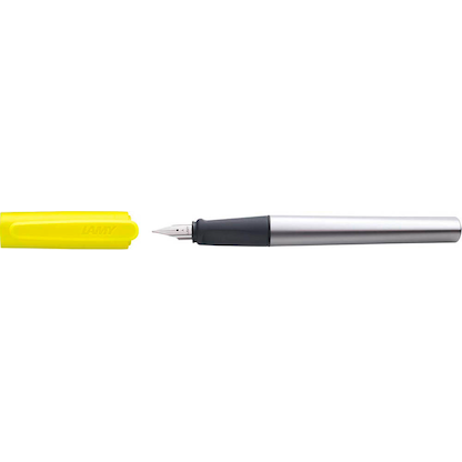 Artikelbild 3 für LAMY nexx Patronenfüller neonyellow/silber A (für Anfänger), Artikelnummer 277717