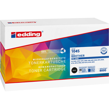 Artikelbild 2 für edding EDD-1045 schwarz Toner kompatibel zu brother TN-3380, Artikelnummer 285135