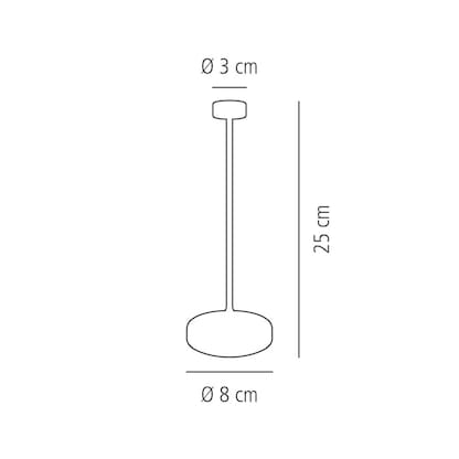 Artikelbild 2 für APS NISSRIN LED-Akku-Tischleuchte schwarz 1,5 W, Artikelnummer 651309