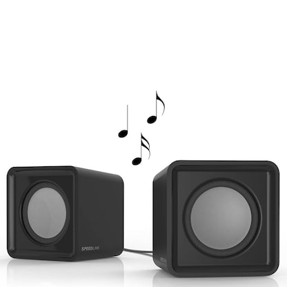 Artikelbild 15 für speedlink TWOXO Lautsprecher schwarz, Artikelnummer 360343