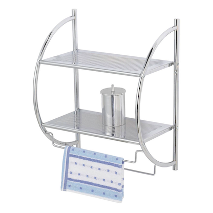 Artikelbild 2 für WENKO Wandregal silber 45,5 x 26,0 x 54,5 cm, Artikelnummer 528880