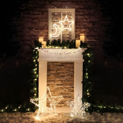 Artikelbild 6 für Idena Tannengirlande 100er LED Lichterkette grün 5,0 m, Artikelnummer 761854