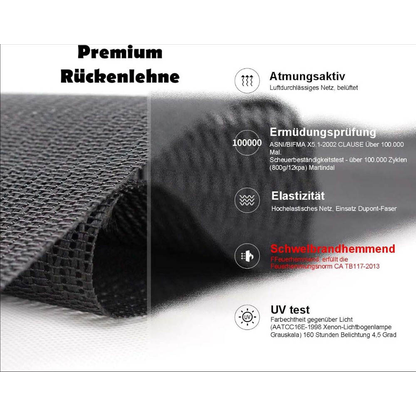 Artikelbild 7 für LMG Bürostuhl, SM6F-BH Stoff schwarz, Gestell schwarz, Artikelnummer 271678