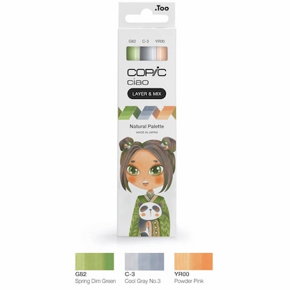 Artikelbild 15 für COPIC® Ciao Natural Palette Layoutmarker-Set farbsortiert 1,0 + 6,0 mm, 3 St., Artikelnummer 360978