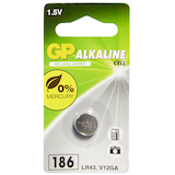 Artikelbild 1 für GP Knopfzelle LR43 1,5 V, Artikelnummer 302517