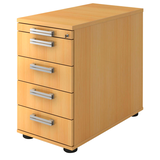 Artikelbild 1 für HAMMERBACHER SC50 Standcontainer buche 5 Auszüge 42,8 x 80,0 x 72,0 - 76,0 cm, Artikelnummer 865194