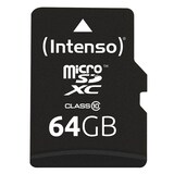 Artikelbild 1 für Intenso Speicherkarte microSDXC-Card Class 10 64 GB, Artikelnummer 325845