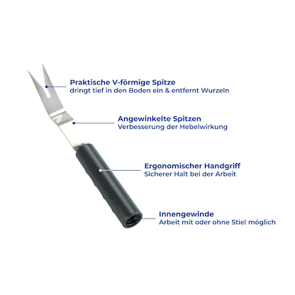 Artikelbild 4 für WENKO Unkrautstecher 81,0 - 146,0 cm, Artikelnummer 718284