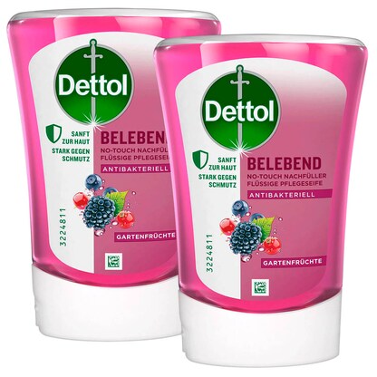 Artikelbild für Dettol NO TOUCH Duo Flüssigseife Nachfüllpackung 2x 250 ml, Artikelnummer 971901