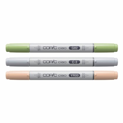 Artikelbild 2 für COPIC® Ciao Natural Palette Layoutmarker-Set farbsortiert 1,0 + 6,0 mm, 3 St., Artikelnummer 360978