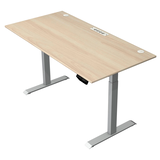 Artikelbild 1 für Kerkmann Move 1 plus elektrisch höhenverstellbarer Schreibtisch ahorn rechteckig, T-Fuß-Gestell grau 160,0 x 80,0 cm, Artikelnummer 510168