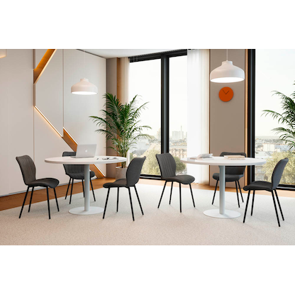 Artikelbild 6 für 2 meet powered by PAPERFLOW Besucherstühle LINE CHLINEX2.01.11 anthrazit Stoff, Artikelnummer 590558