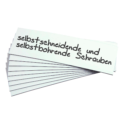 Artikelbild 6 für 300 EICHNER Magnetschilder weiß 4,0 x 10,0 cm, Artikelnummer 702649